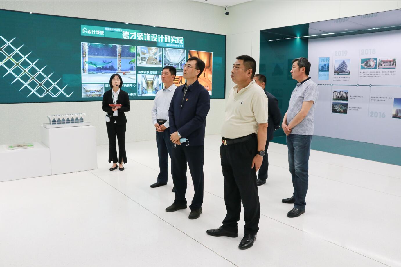 中建聯(lián)合|嶗山區(qū)人大副主任、區(qū)總工會主席宋軍一行蒞臨中建聯(lián)合調(diào)研考察(圖1)